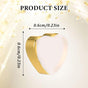 12 Pcs Silicone Flat Earring Backs for Studs, Clear Comfort Design, Earring Backs Replacements for Heavy V1258-DP02-A-494