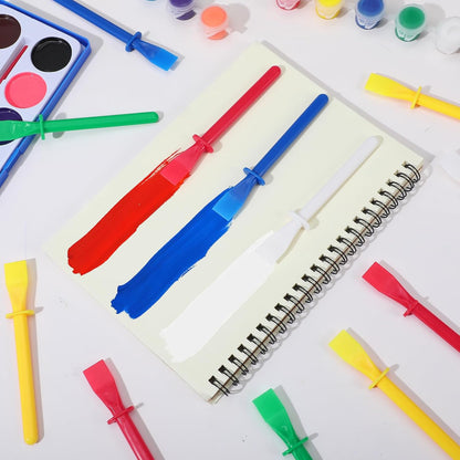 15Pcs Silicone Glue Brush,Reusable Glue Spreader Plastic Spreader Tool Set for DIY Painting Mixing & V1258-DP02-A-498