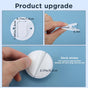 4Pcs Shower Curtain Clips to Wall, Self Stick Shower Clips for Curtain Closer for Avoid Water Splashing V1258-DP02-A-500
