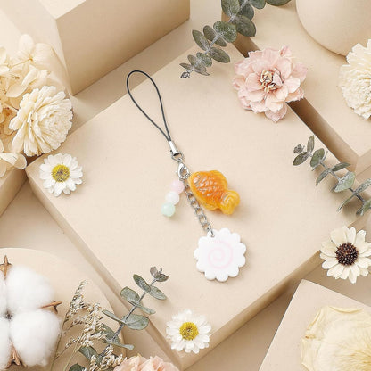 Cute Phone Charms,Cell Phone Strap Charm - Maki Fish Cake Taiyaki Cellphone Charm Strap V1258-DP02-A-508