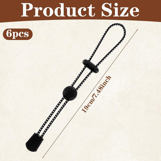 6Pcs Climbing Stick Straps, Adjustable Bungee Cords with Fastener Buckles, Elastic Rope Tie-Downs for V1258-DP02-A-519