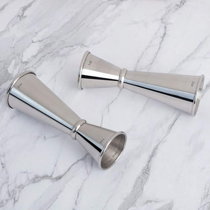 Jigger for Bartending, Double Cocktail Jigger Japanese Premium 304 Stainless Steel Jigger 2 OZ 1 OZ with V1258-DP02-A-53