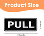6Pack Push Pull Door Stickers,Adhesive Push and Pull Signs Stickers for Glass Doors and Other Side Doors in V1258-DP02-A-543
