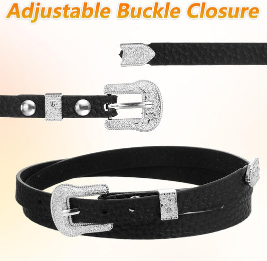 Cowboy Hat Band for Men, Adjustable Cowboy Hat Accesories for Western Fedora Panama Belts Leather Cowgirl V1258-DP02-A-549