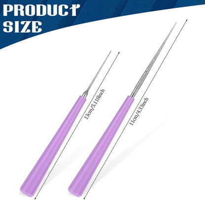 2 Piece Jewelry Making Bead Reamer Tool, Diamond Bead Reamer Tipped Hole Enlarger for Pearls & Beading V1258-DP02-A-564