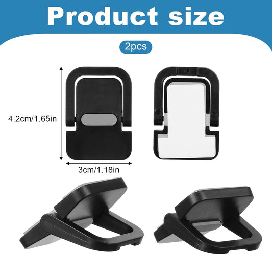 2Pcs Keyboard Riser Self-Adhesive Mini Portable Laptop Stand Foldable Portable Computer Self Adhesive V1258-DP02-A-577