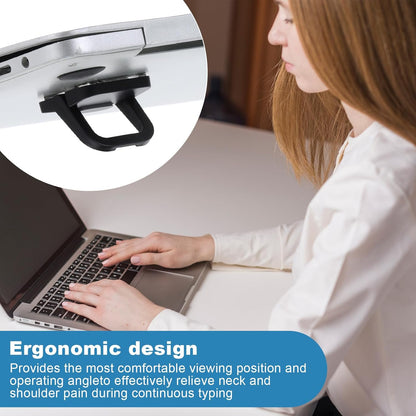 2Pcs Keyboard Riser Self-Adhesive Mini Portable Laptop Stand Foldable Portable Computer Self Adhesive V1258-DP02-A-577