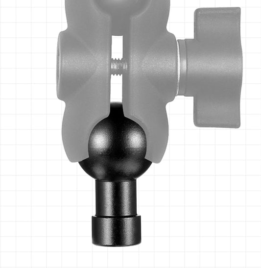 Vin Beauty 17mm Ball Head Mount Aluminum 1/4"-20 Screw Male/Female Adapter for Action Camera Phone Helmet V1258-DP02-A-585
