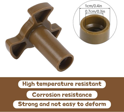 4 Pcs Microwave Turntable Coupler, Microwave Oven Replacement Parts Spinner Turntable Roller Guide Support V1258-DP02-A-597