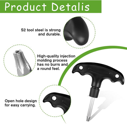 2 Pcs Golf Wrench, Adjustable Golf Tool with Plastic Handle, Stainless Steel Golf Driver Tool, Golf Driver V1258-DP02-A-598