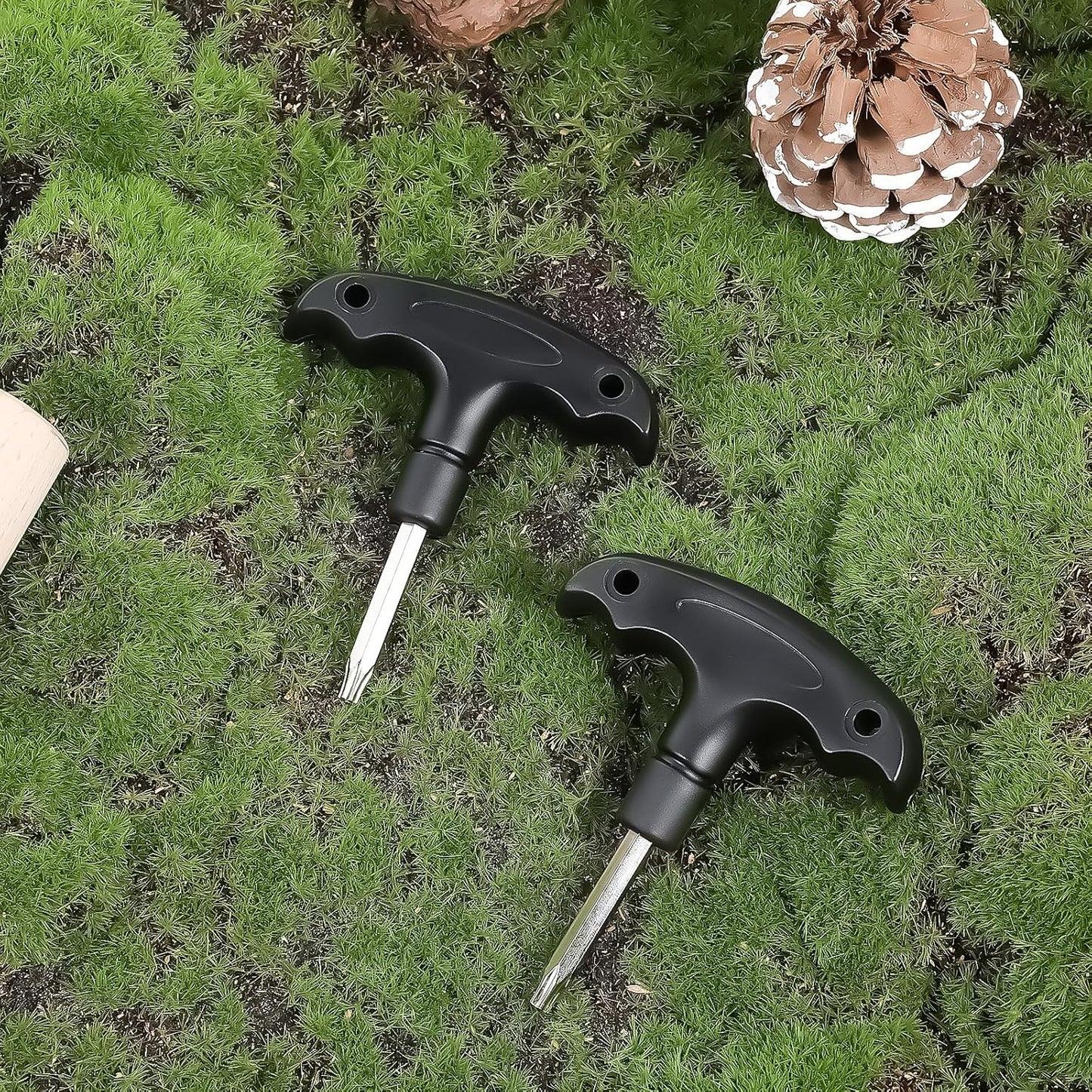 2 Pcs Golf Wrench, Adjustable Golf Tool with Plastic Handle, Stainless Steel Golf Driver Tool, Golf Driver V1258-DP02-A-598