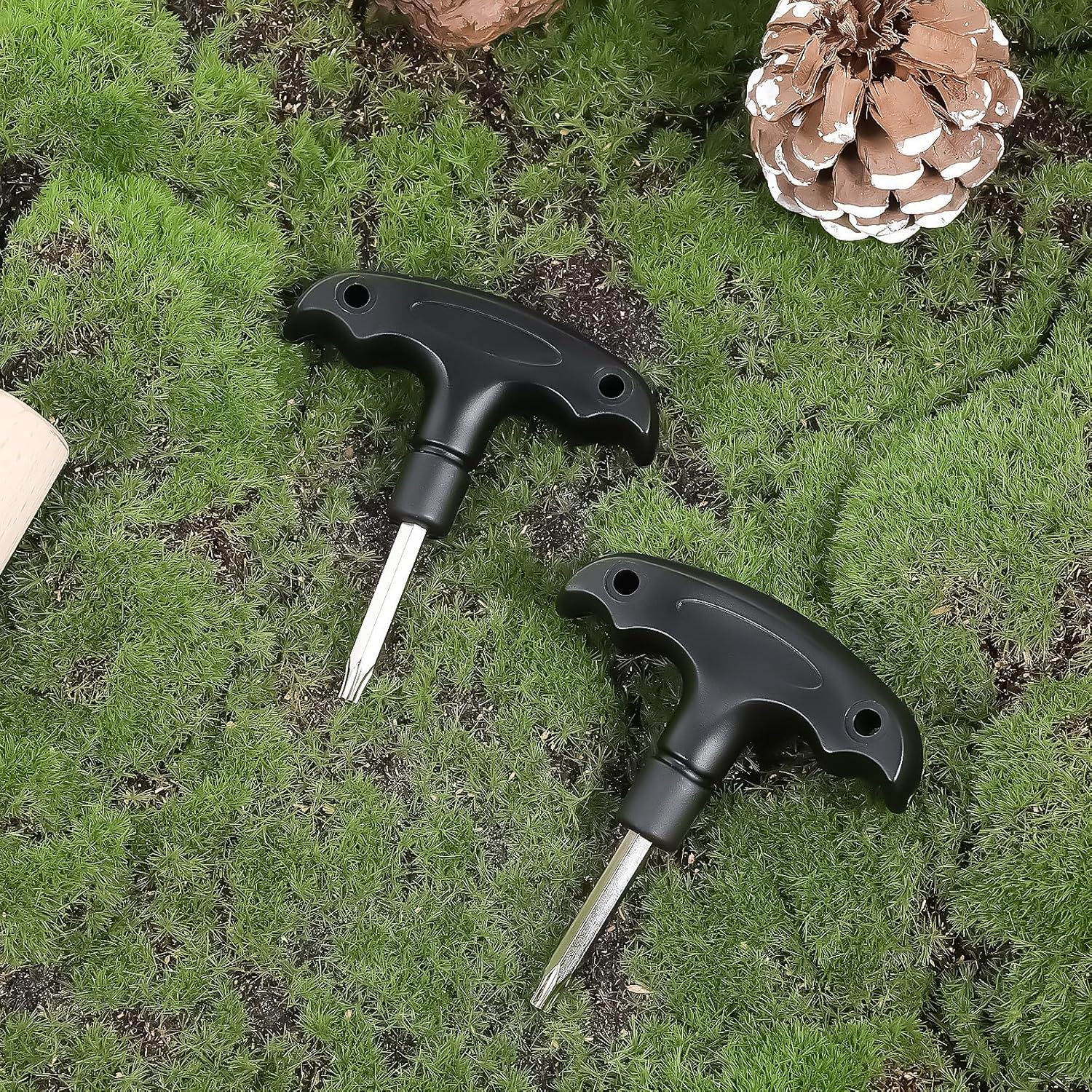 2 Pcs Golf Wrench, Adjustable Golf Tool with Plastic Handle, Stainless Steel Golf Driver Tool, Golf Driver V1258-DP02-A-598