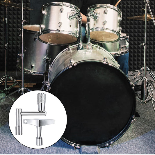 Drum Key 3 Pack Drum Keys for Tuning Drums, Universal Drums Tuning Keys with Continuous Standard Motion Speed V1258-DP02-A-603