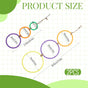 2 Pcs Snake Climbing Rings Snake Enrichment Toys for Ball Python Ball Python Tank Accessories, Reptile V1258-DP02-A-604