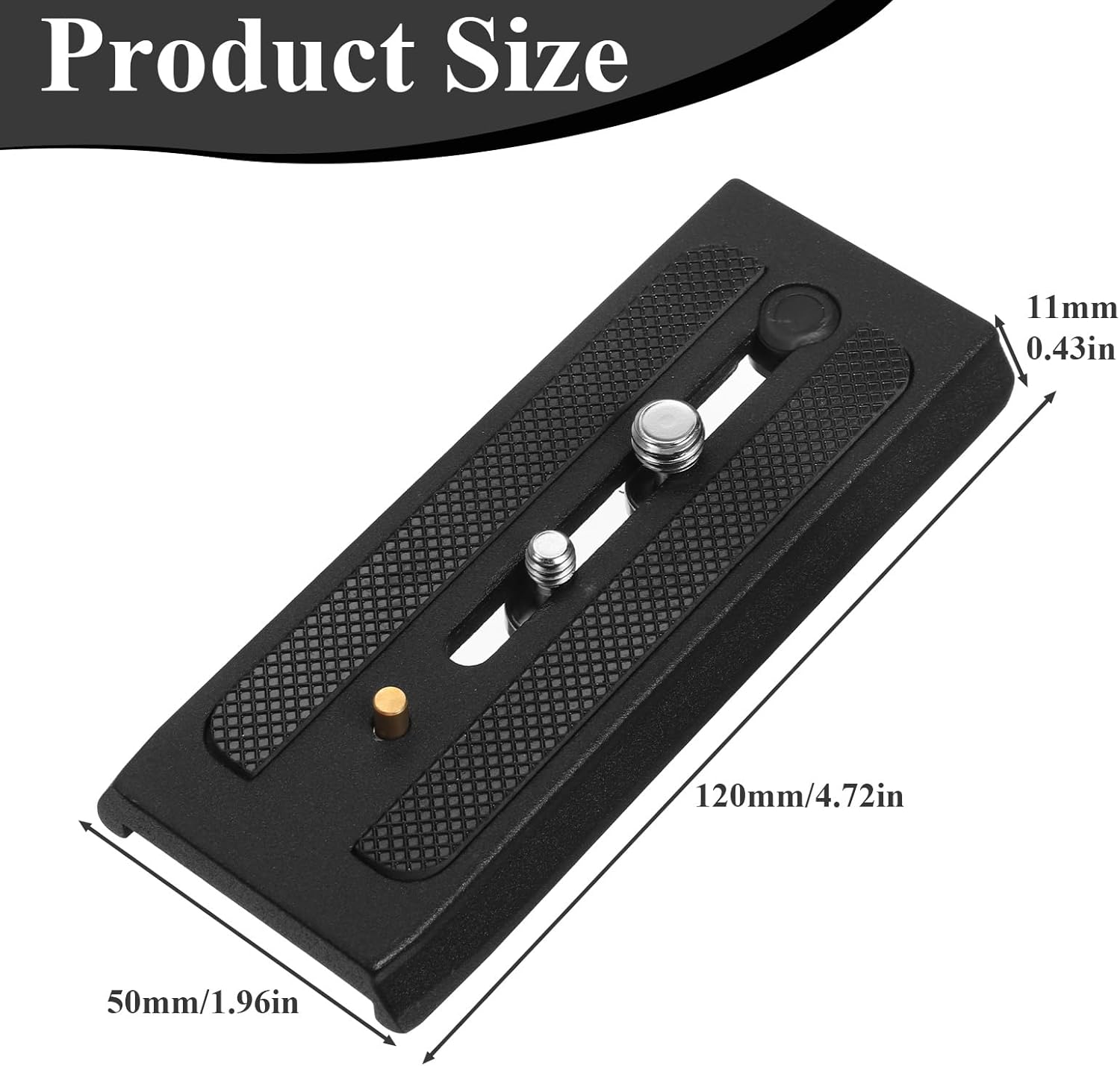 Tripod Quick Release Plate, P200 Quick Release Plate Camera for Tripod, Universal Aluminum Alloy Camera V1258-DP02-A-605