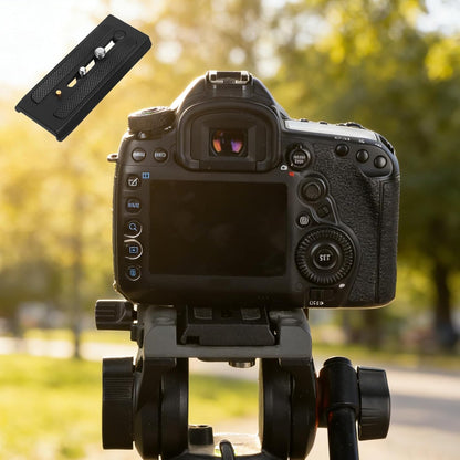 Tripod Quick Release Plate, P200 Quick Release Plate Camera for Tripod, Universal Aluminum Alloy Camera V1258-DP02-A-605