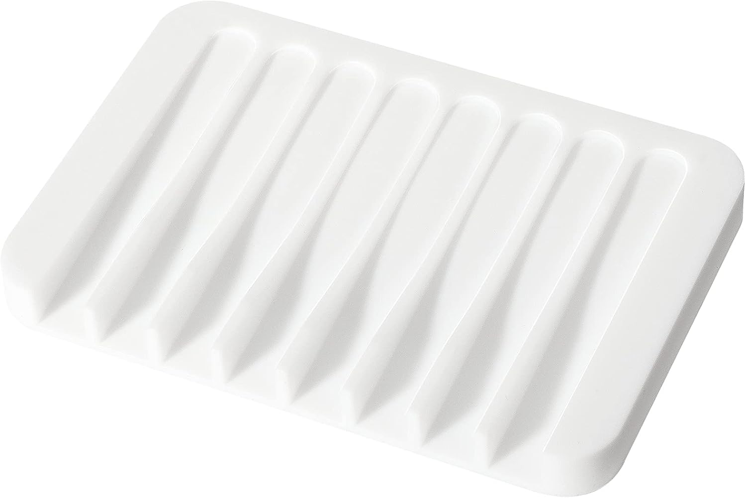 Soap Dish Shower Waterfall Soap Tray Holder for Bathroom, Kitchen, Counter Top, Flexible Silicone, Keep Soap V1258-DP02-A-61
