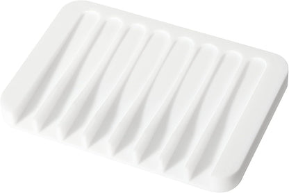 Soap Dish Shower Waterfall Soap Tray Holder for Bathroom, Kitchen, Counter Top, Flexible Silicone, Keep Soap V1258-DP02-A-61