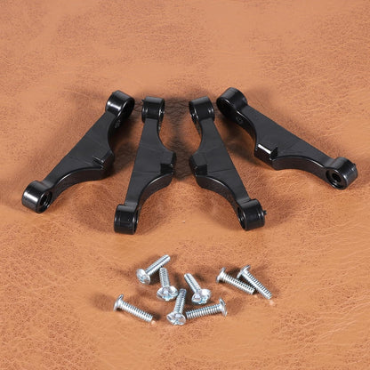 4 PCS AM5 CPU Bracket AM5 Motherboard CPU Cooler Fan Bracket, Desktop Computer Fan Retainer with Screws Black V1258-DP02-A-612