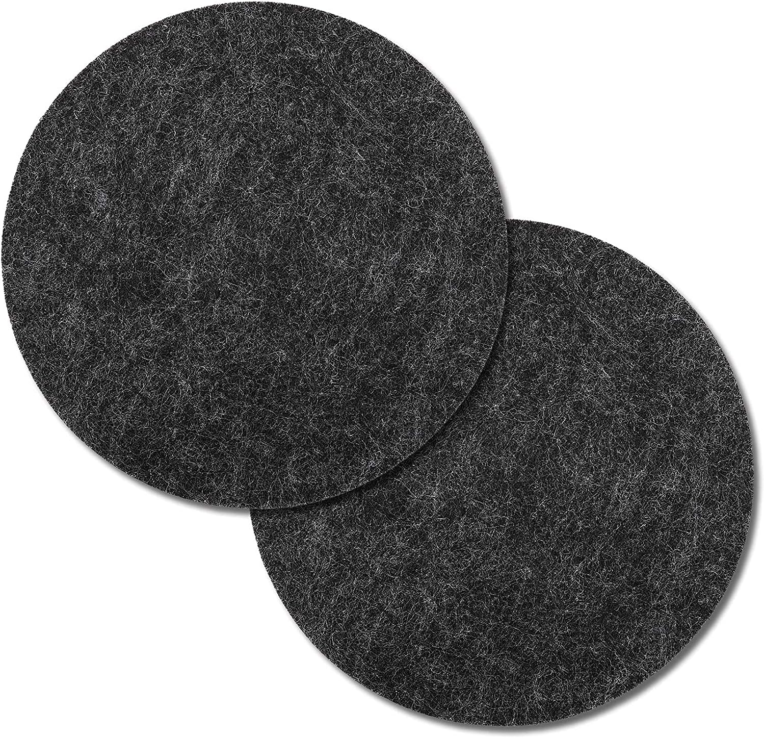 4 PCS Coasters, Eco-Friendly 100% Biodegradable Absorbent Felt Coasters for Drinks Bar Home, 4 Inch (Black V1258-DP02-A-62