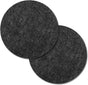 4 PCS Coasters, Eco-Friendly 100% Biodegradable Absorbent Felt Coasters for Drinks Bar Home, 4 Inch (Black V1258-DP02-A-62