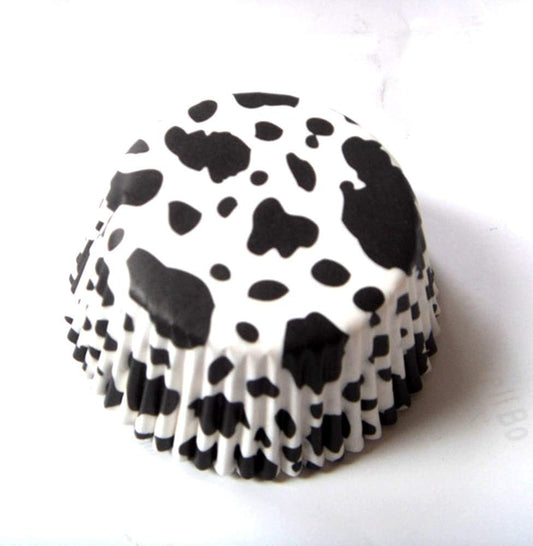 Cow Animal Paper Muffin Cupcake Liners case Birthday Baking Cups Holders 100 pcs,Standard Size 2x1.25inch V1258-DP02-A-620