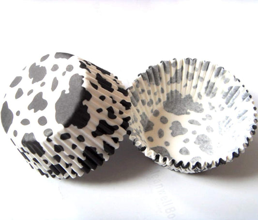 Cow Animal Paper Muffin Cupcake Liners case Birthday Baking Cups Holders 100 pcs,Standard Size 2x1.25inch V1258-DP02-A-620