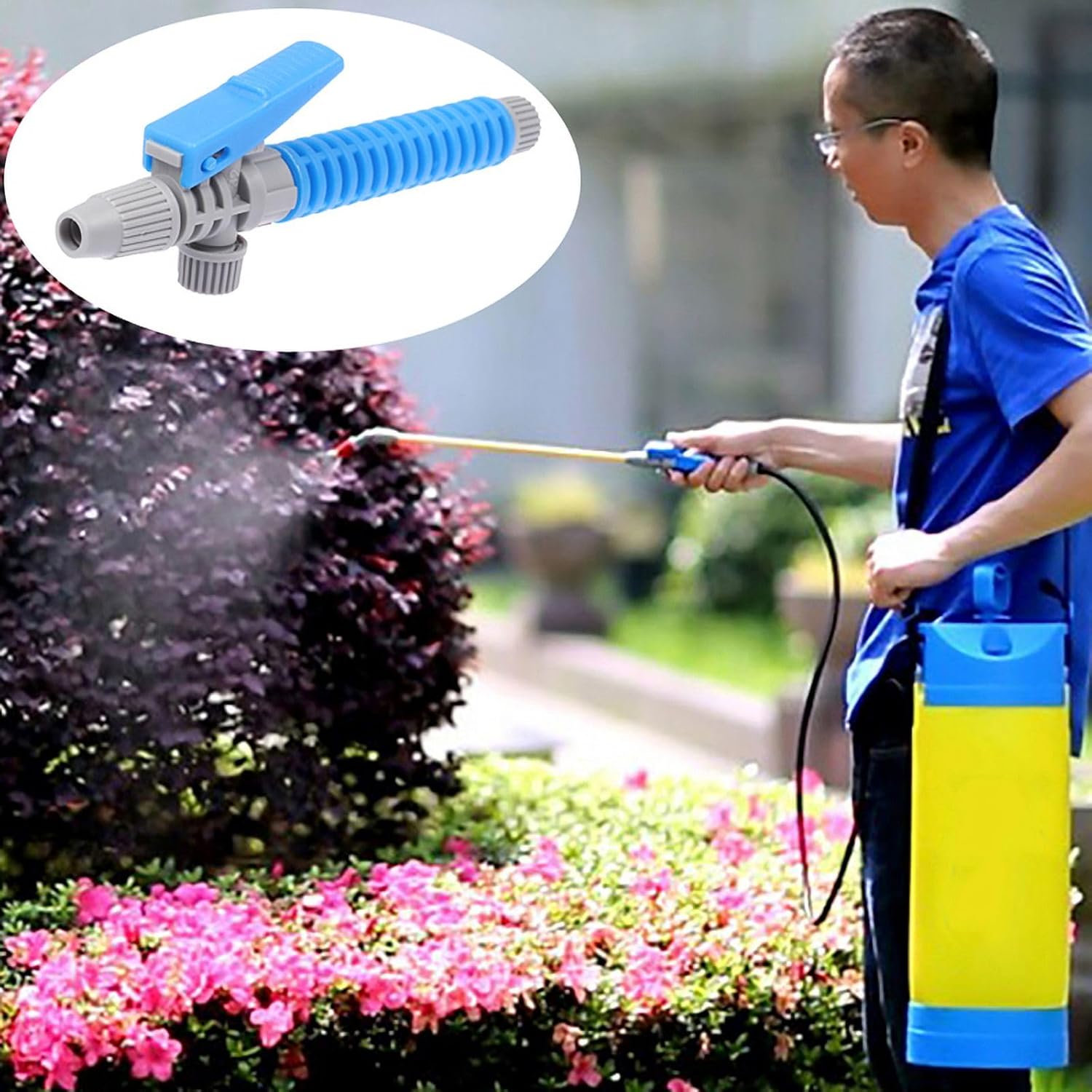1Pc Random Color 3L/5L/8L Trigger Sprayer Handle Agricultural Sprayers Accessory Part Garden Sprayer Switch V1258-DP02-A-623