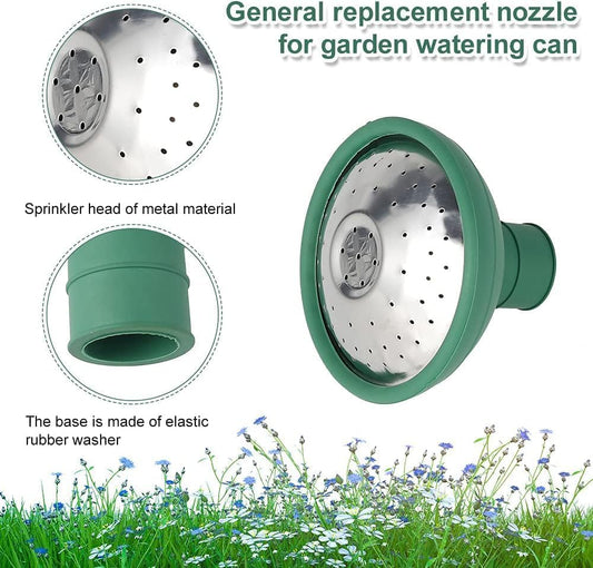 Green Universal Garden Watering Can Rose Head Water Sprinkler Sprayer Fit All Watering Can Rose Watering Can V1258-DP02-A-624