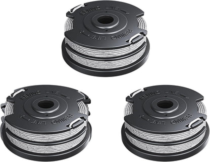 Weed Wacker String Compatible with Greenworks, Dual String Trimmer Replacement Spool for Greenworks Weed V1258-DP02-A-641