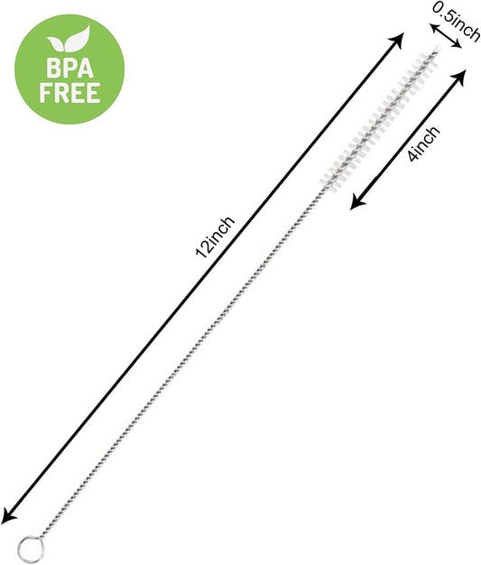 6 Pack Straw Cleaner Brush for Stanley, Reusable Extra Long Straw Cleaner for 40/30/20 oz Stanley Mug, 10mm V1258-DP02-A-65