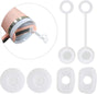 Spill-Proof Silicone Accessory Set for Stanley Cups - Includes Straw Covers, Round and Square Leak Stoppers - V1258-DP02-A-67