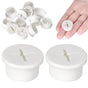12 Pcs Cable Cord Grommet Silicone Cable Grommet 3/4" Wire Hole Cover Cable Management Wire Organizer Cable V1258-DP02-A-719