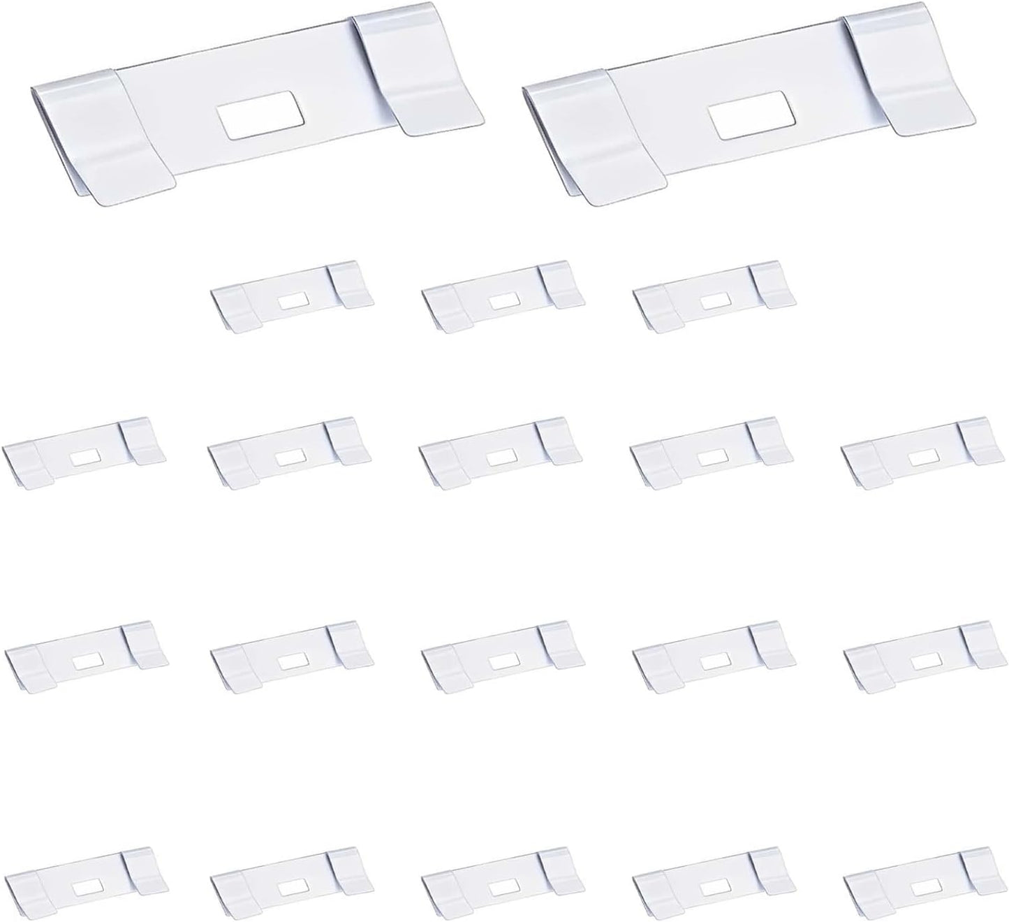 20 PCs Vertical Blind Repair Vane Metal Tabs Replacement Fixer Kit for Slats V1258-DP02-A-725