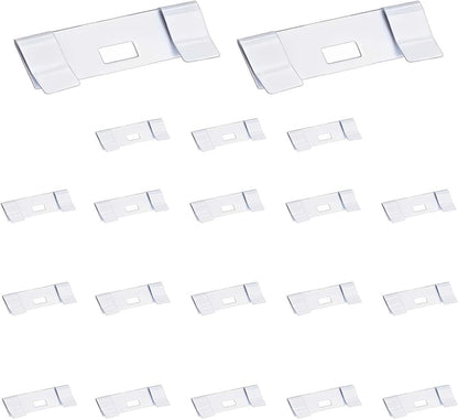 20 PCs Vertical Blind Repair Vane Metal Tabs Replacement Fixer Kit for Slats V1258-DP02-A-725