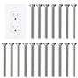 Extra Long Outlet Screws 6-32 x 1-1/2 Inches Electrical Outlet Screws 304 Stainless Machine Screws - 30 Pack V1258-DP02-A-727