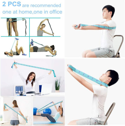 Nitpicker Stretching Straps Hamstring Stretcher Device Elastic Exercise Band Yoga mat Carrying Straps Leg V1258-DP02-A-731