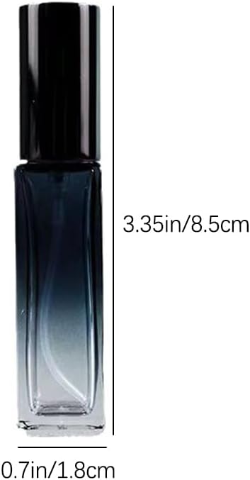 3pcs 10ml Fine Mist Glass Spray Bottle, Portable Exquisite Travel Artifact V1258-DP02-A-752