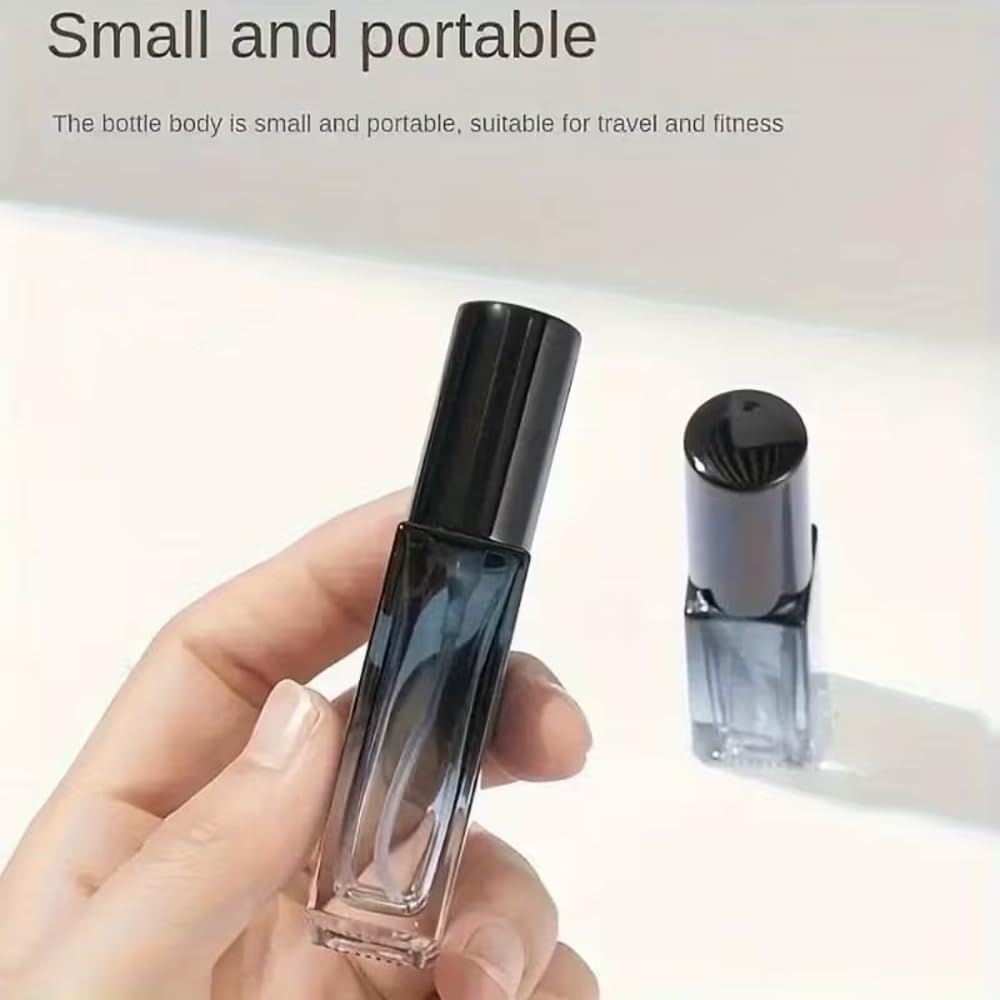 3pcs 10ml Fine Mist Glass Spray Bottle, Portable Exquisite Travel Artifact V1258-DP02-A-752