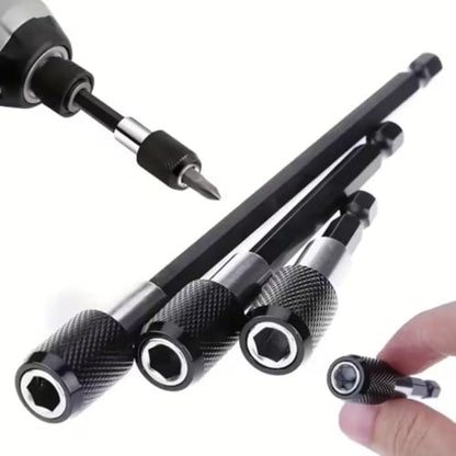 3-Piece Magnetic Bit Holder Extensi Set, Quick Release Universal Impact Drill Adapter for Home DIY Projects V1258-DP02-A-762