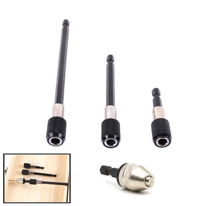 3-Piece Magnetic Bit Holder Extensi Set, Quick Release Universal Impact Drill Adapter for Home DIY Projects V1258-DP02-A-762