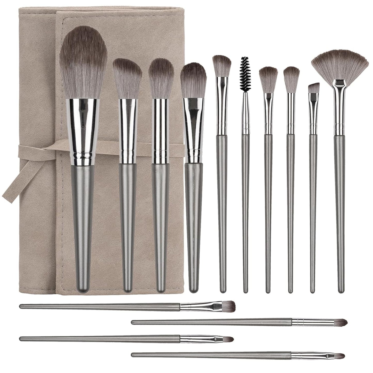 Makeup Brushes, 14 Pcs Professional Makeup Brush Set, Eye and Face Foundation Brush Set, Eyeshadow Brushes, V1258-DP02-A-9