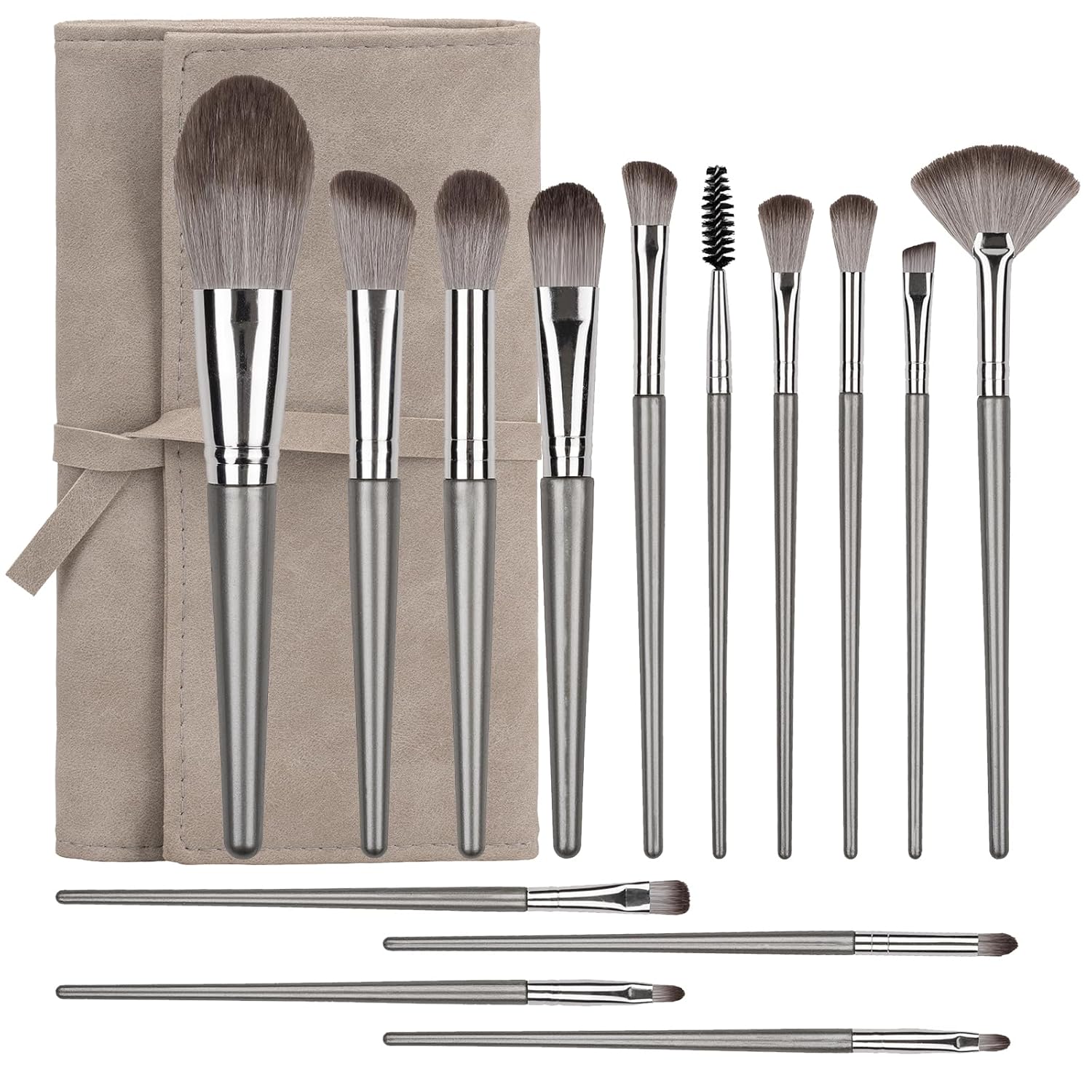 Makeup Brushes, 14 Pcs Professional Makeup Brush Set, Eye and Face Foundation Brush Set, Eyeshadow Brushes, V1258-DP02-A-9