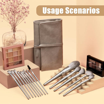 Makeup Brushes, 14 Pcs Professional Makeup Brush Set, Eye and Face Foundation Brush Set, Eyeshadow Brushes, V1258-DP02-A-9