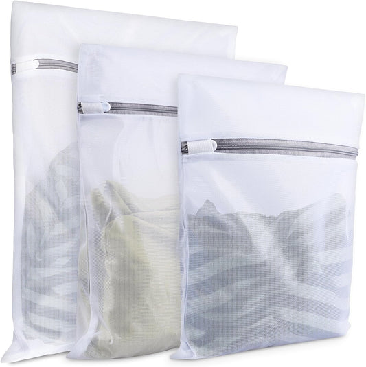 Mesh Laundry Bags for Delicates, 3 Pack Laundry Bags Mesh Wash Bags in 3 Sizes(1 Large, 1 Medium, 1 Small), V1258-DP02-A-94
