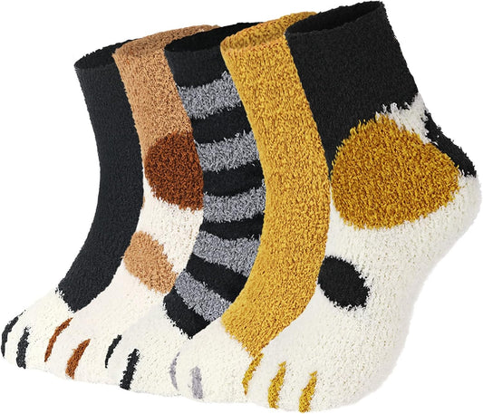 Fuzzy Socks for Women, Fuzzy Socks Warm Sleeping Sock for Women, Women's Winter Super Soft Cozy Slipper Sock V1258-DP02-A-95
