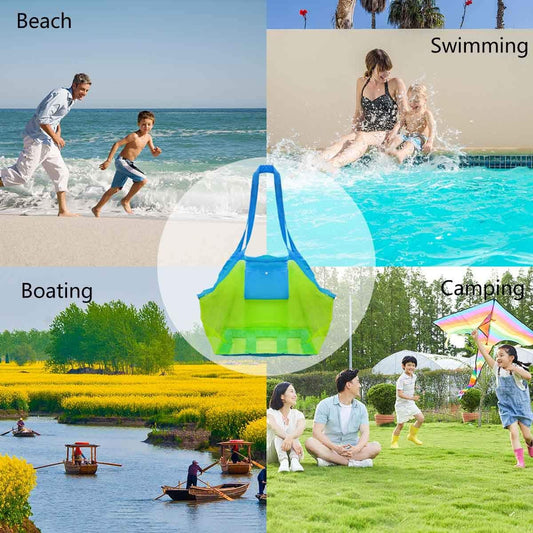 Mesh Beach Toys Bag Extra Large Bags and Totes Sand Tote Storage Children Toy Organizer Kids Collector V1258-DP02-A-953