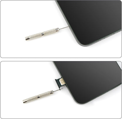 12 Pack SIM Card Removal Pin Tray Tool Eject Tools Compatible with iPhone iPad Samsung Galaxy HTC Smartphone V1258-DP02-A-966