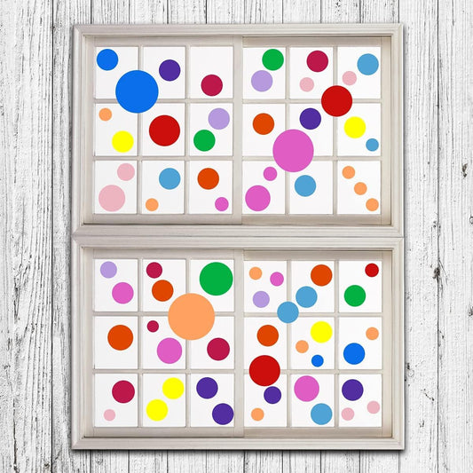 264 Pieces Polka Dot Wall Decals Circles for Vinyl Dots Stickers Set Room Kids Bedroom Nursery Playroom V1258-DP02-A-968