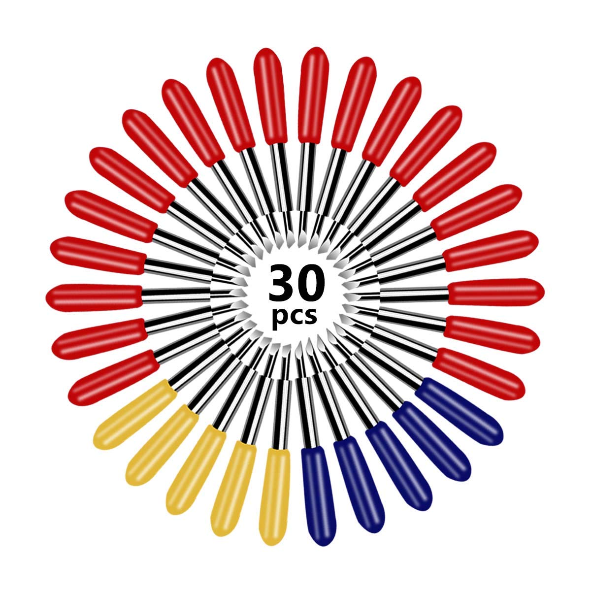 30 Pcs Replacement Blades for Explore Air 2 Blade Maker Expression Vinyl Cutter Machines Needle Degree 45 60 V1258-DP02-A-974